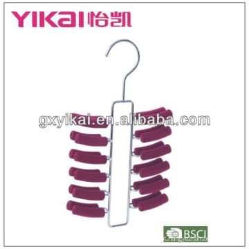 Tie hanger metal com 24 racks fábrica em Guangxi